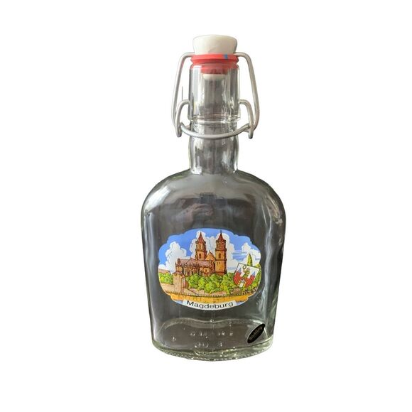 Vintage Magdeburg Bockling Flask Bottle Classic German Design W/Bonus RARE HTF - Picture 9 of 16